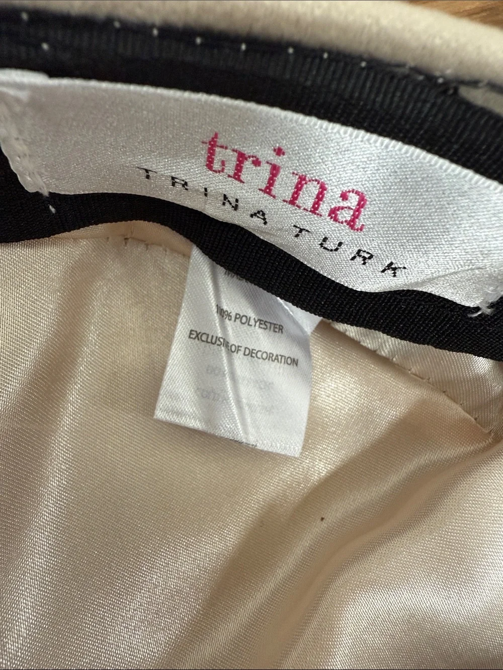 NWT Trina Turk Rope-Trim Baker Boy Cap
